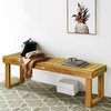 Lauko baldų komplektas Promotions Valgomojo suolelis, 132x34.3x43.2 cm, Tikas
