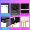 Promotions Kosmetinis staliukas su LED apšvietimu, 80x40x137 cm, juodas