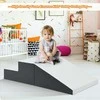 Promotions Vaikiškas laipiojimo ir čiuožimo žaidimų rinkinys patalpoms, 49,5x49,5x25,4 cm ir 50,8x49,5x24,1 cm, baltas