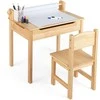 Promotions Vaikiškas veiklos stalas ir kėdžių rinkinys, 66x39.4x58.4 cm, natūralios spalvos