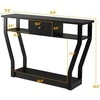 Promotions Konsolinis stalas, 120x30x80,5 cm, juodas