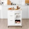 Lova Promotions Virtuvės sala, 67x37x83,5 cm, balta