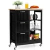 Lova Promotions Virtuvės sala, 67x37x83.5 cm, juoda