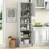 Promotions Virtuvės sandėliavimo spintelė, 55.9x30.5x190.5 cm, balta