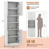 Promotions Virtuvės sandėliavimo spintelė, 55.9x30.5x190.5 cm, balta