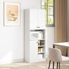 Promotions Virtuvės sandėliavimo spinta, 60x33x166 cm, balta