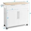 Promotions Virtuvės vežimėlis, 94x45.7x94 cm, baltas