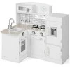 Promotions Vaikų kampelio virtuvėlės žaidimų rinkinys, 64.8x59.7x85.1 cm, baltas