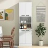 Promotions Virtuvės sandėliavimo spintelė, 55,9x30,5x190,5 cm, balta