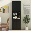 Promotions Virtuvės sandėliavimo spintelė, 55.9x30.5x190.5 cm, juoda
