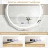 Promotions Vonios veidrodis, LED, 76x76x3,5 cm, sidabrinis