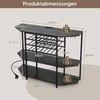 Promotions Vyno stovas, 120x40x92 cm, Rudas