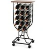 Promotions Vyno lentyna, 38.1x30.5x82.6 cm, ruda ir juoda