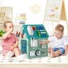 Promotions Montessori žaidimų namelis, 33x33x45 cm, mėlynas