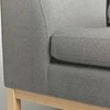 Customform Fotelis, Aplinkos Mediena, 98x110 cm, Pilkas