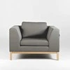 Customform Fotelis, Aplinkos Mediena, 98x110 cm, Pilkas
