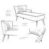 Customform Fotelis, COZYBOY, 85x80x102 cm, Geltonas
