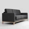 Customform Fotelis, TOPIC Sea Breeze, 87x83 cm, Juodas