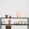 Customform Gėlių vazonas, Palmus, 100x35 cm, Juoda