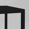 Customform Gėlių vazonas, Palmus, 100x35x35 cm, Juodas