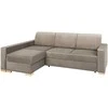 Customform Kampinė Sofa-Lova, STABLE, 95x232 cm, Bežinė