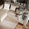 Customform Kampinė Sofa-Lova, STABLE, 95x232 cm, Bežinė