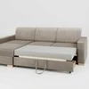 Customform Kampinė Sofa-Lova, STABLE, 95x232 cm, Bežinė