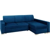 Customform Kampinė Sofa-Lovalaukė, STABLE R, 95x232 cm, Spanguolių Mėlyna