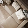 Customform Kampinė Sofa-Lovalaukė, STABLE R, 0.95x2.32 m, Bežinė