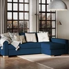 Customform Kampinė Sofa-Lovalaukė, STABLE R, 95x232 cm, Spanguolių Mėlyna