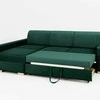 Customform Kampinė Sofa-Lovalaukė, STABLE L, 95x232 cm, Avokadas