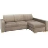 Customform Kampinė Sofa-Lovalaukė, STABLE R, 0.95x2.32 m, Bežinė