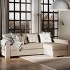 Customform Kampinė Sofa-Lovalaukė, STABLE R, 0.95x2.32 m, Bežinė