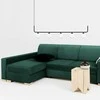 Customform Kampinė Sofa-Lovalaukė, STABLE L, 95x232 cm, Avokadas