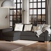 Customform Kampinė Sofa-Lovalaukė, STABLE, 95x232 cm, Pilka Gelsvai Violetinė