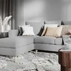 Customform Kampinė Sofa, LOVER L, 0.9x1.89 m, Pilka
