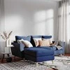 Customform Kampinė Sofa, LOVER L, 0.9x1.89 m, Rašalinis