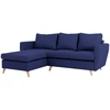 Customform Kampinė Sofa, LOVER L, 0.9x1.89 m, Rašalinis