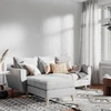 Customform Kampinė sofa, LOVER L, 0.9x1.89 m, Pilka