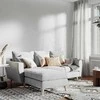 Customform Kampinė sofa, LOVER L, 0.9x1.89 m, Pilka