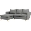 Customform Kampinė Sofa, LOVER L, 0.9x1.89 m, Pilka