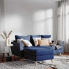 Customform Kampinė Sofa, LOVER L, 0.9x1.89 m, Rašalinis