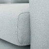 Customform Kampinė sofa, LOVER L, 0.9x1.89 m, Pilka