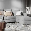 Customform Kampinė sofa, LOVER R, 0.9x1.89 m, Pilka
