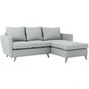 Customform Kampinė sofa, LOVER R, 0.9x1.89 m, Pilka