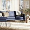 Customform Kampinė Sofa, POSH L JUODA, 89x210 cm, Juoda