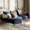 Customform Kampinė Sofa, POSH L JUODA, 89x210 cm, Juoda