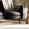 Customform Kampinė Sofa, POSH L Juodas, 89x210 cm, Pilka
