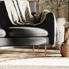 Customform Kampinė sofa, POSH L WOOD, 0.89x2.1x0.9 m, Platininė pilka