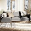 Customform Kampinė Sofa, POSH L WOOD, 89x210x90 cm, Pilka